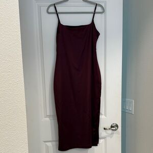 Abercrombie & Fitch Deep Burgundy Dress